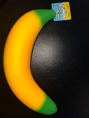 Banana Squishy Plush Toy - Yellow & Green
